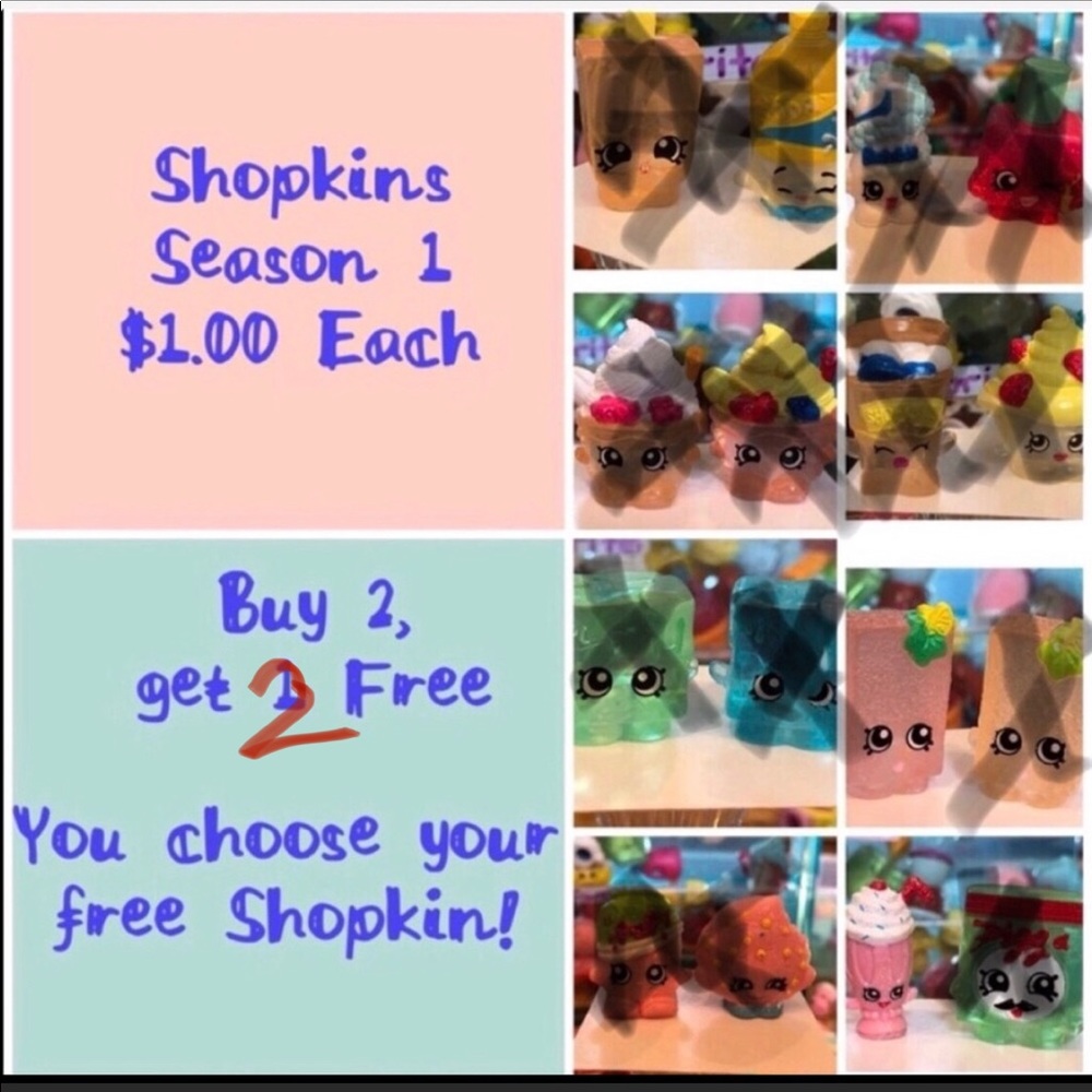 Shopkins! Buy 2, Get 2 FREE! Season 1